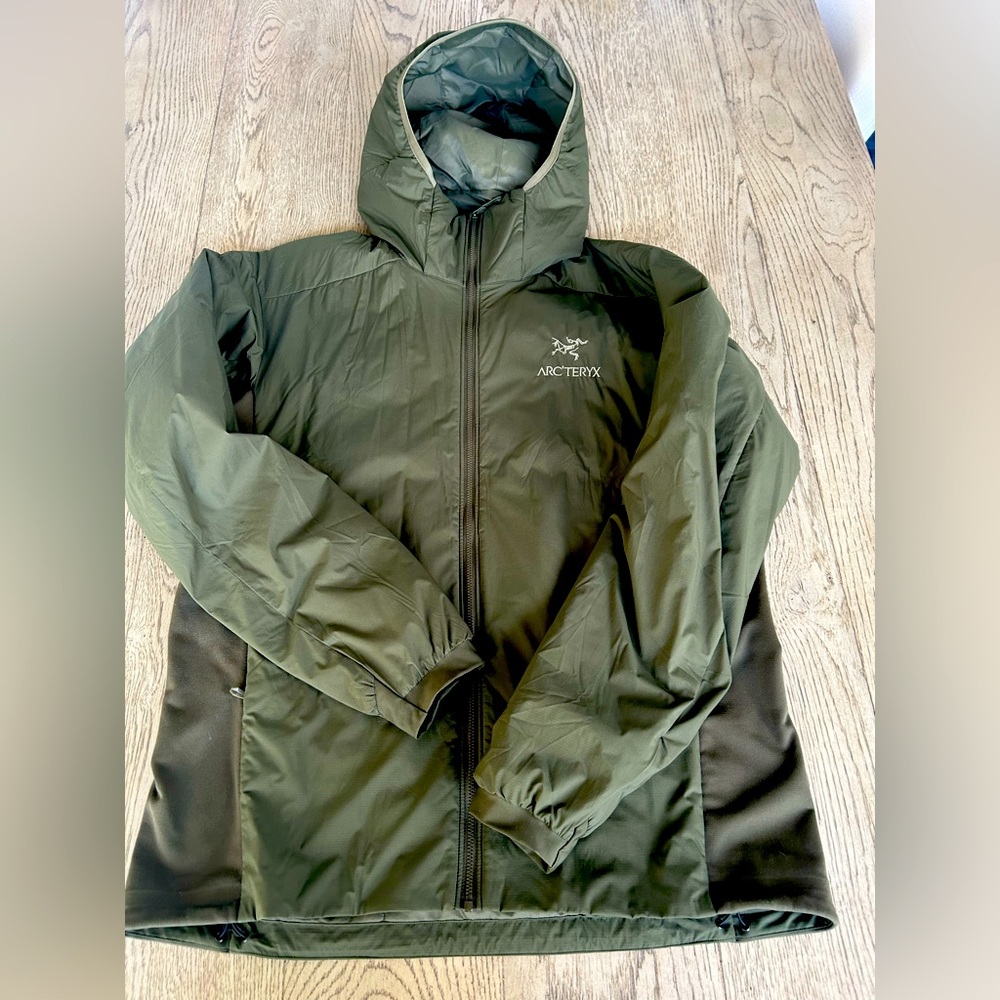 Arc'Teryx ATOM LT HOODY MEN'S, Large, olive green
